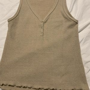 Size small tan tank top, never worn